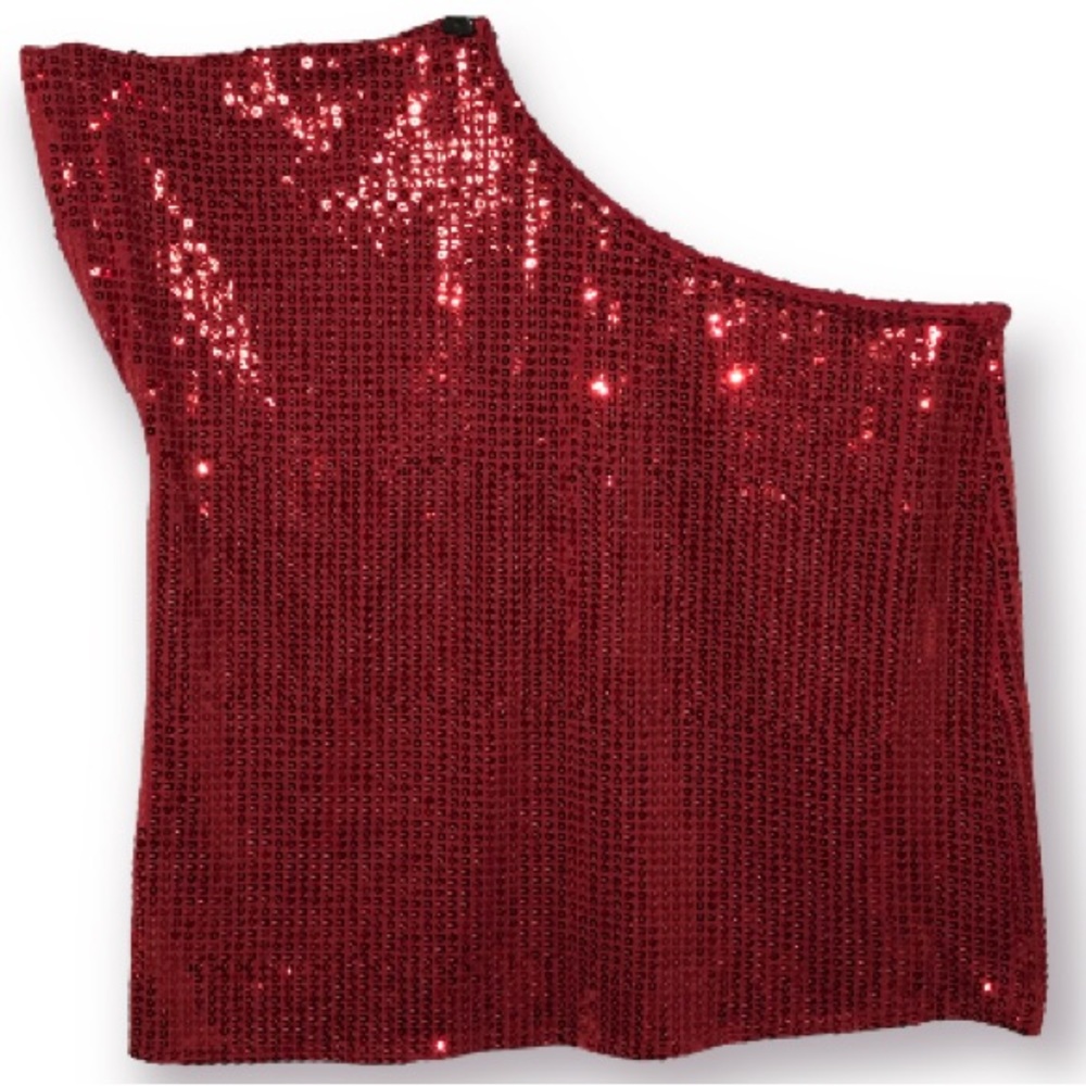 TORRID SEQUINED RED ONE TOP